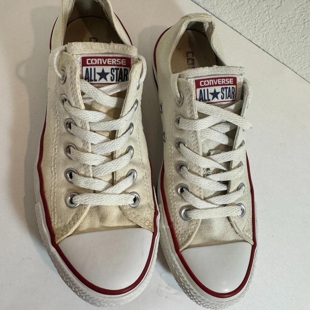 Convers All Star Sneakers Men Size 5 Women‎ 7 White Used